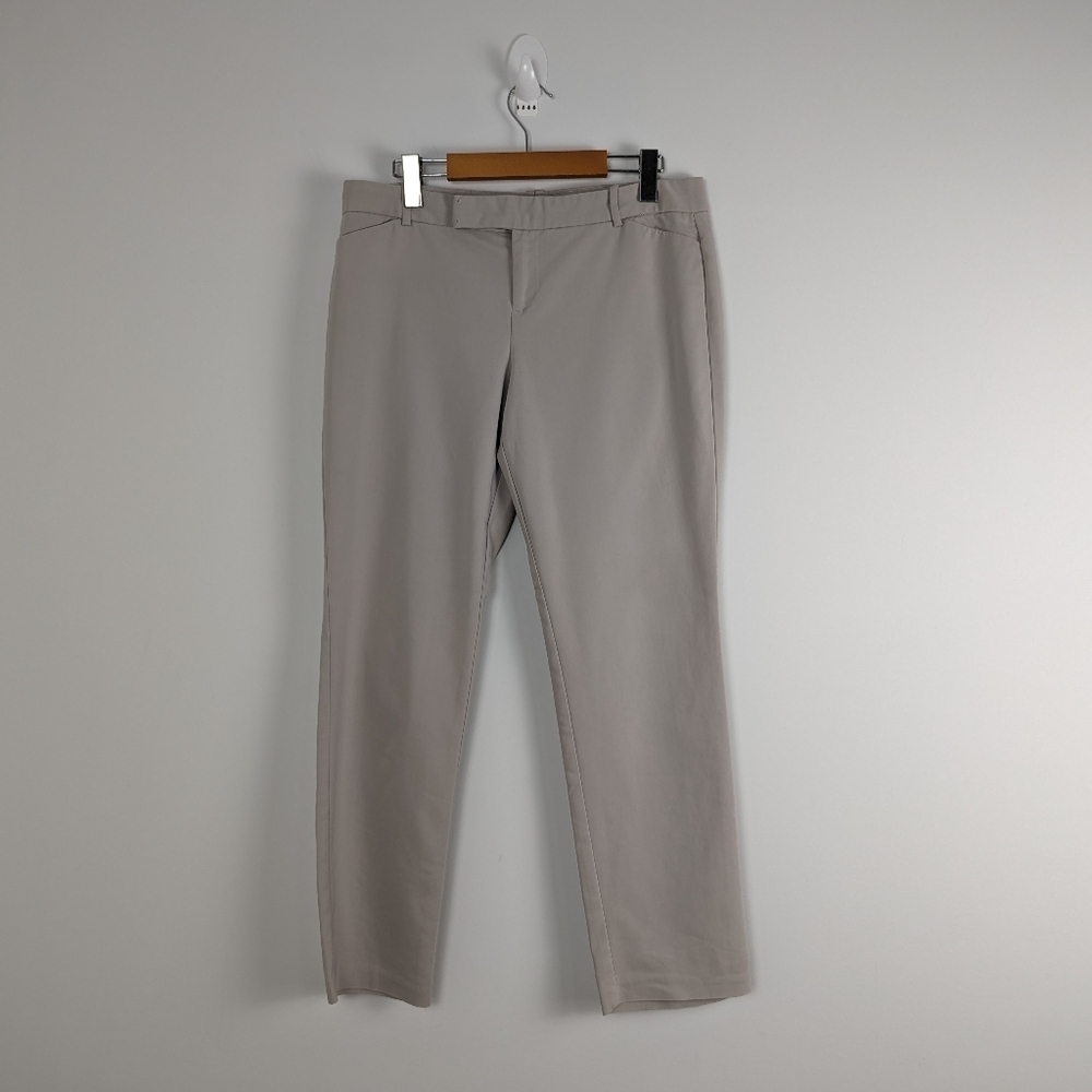 Calvin Klein Modern Cotton Blend Ankle Pants - Size 8